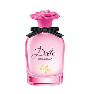 Dolce Lily Eau De Toilette Spray bottle showcases a beautiful floral design, available at fragrancedealz.com