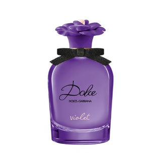 Dolce Violet Eau De Toilette Spray bottle features a striking violet design, available at fragrancedealz.com