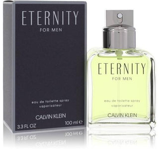 Eternity Cologne bottle with box, available at fragrancedealz.com