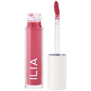 Get a hydrating shine with Ilia Balmy Gloss Tinted Lip Oil # Tahiti, available now at fragrancedealz.com