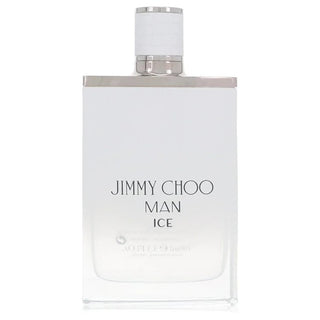 Jimmy Choo Ice Cologne 3.4 bottle in white color, available at fragrancedealz.com