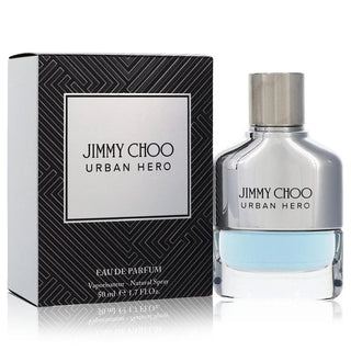 Jimmy Choo Urban Hero EDP 1.7 with its box, available at fragrancedealz.com