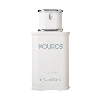 Kouros Cologne 3.3 OZ bottle in white color, available at fragrancedealz.com