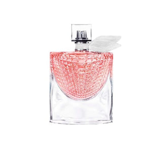 Indulge in radiance with La Vie Est Belle L'eclat Perfume's elegant bottle, featuring a luminous design that mirrors the fragrance's blend of sparkling citrus, floral, and gourmand notes, available on Fragrancedealz.com