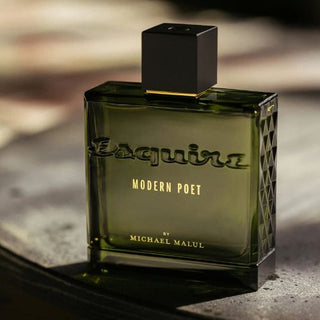 Capture the timeless elegance of Modern Poet by Michael Malul in stunning detail—featuring the sleek perfume bottle that highlights its artistry and luxury. Available now at FragranceDealz.com.