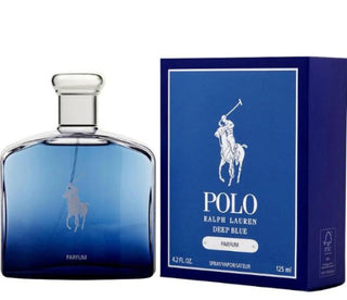 Polo Deep Blue Cologne Box and Bottle 4.2 oz