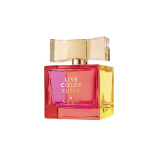 Live Colorfully Perfume's enchanting glass vessel, radiating vibrancy, showcased on Fragrancedealz.com