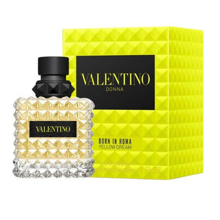 Discover the vibrant allure of Valentino Born In Roma Yellow Dream EDP Spray, complete with box, available now at fragrancedealz.com