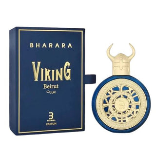 Bharara Viking Beirut EDP, 3.4 oz bottle with elegant box packaging. Available at fragrancedealz.com