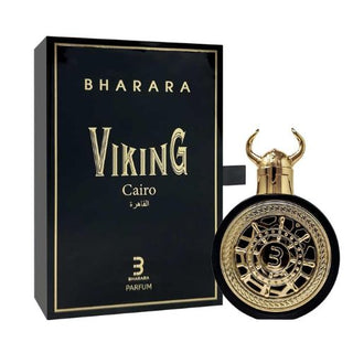 Bharara Viking Cairo EDP, 3.4 oz bottle with stylish box packaging. Available at fragrancedealz.com