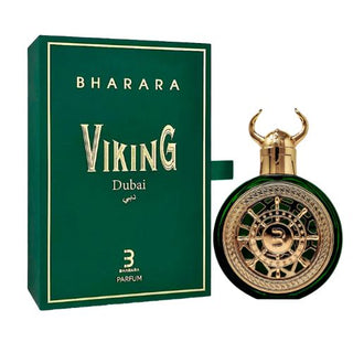 Bharara Viking Dubai EDP, 3.4 oz bottle with elegant box packaging. Available at fragrancedealz.com