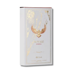 Box of Royal Rubina By Zakat, exuding sophistication and allure. Discover the essence of luxury at fragrancedealz.com