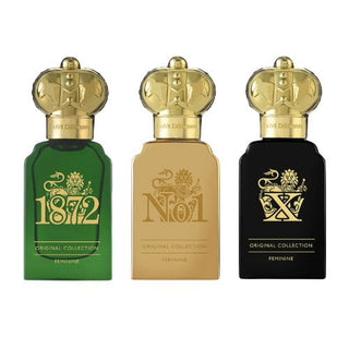 Clive Christian Variety Original Collection Set with 3 mini perfume sprays. Available at fragrancedealz.com