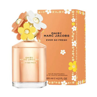 Discover the vibrant scent of Marc Jacobs Daisy Ever So Fresh EDP Spray, beautifully packaged in a box, available now at fragrancedealz.com