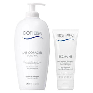 Biotherm by BIOTHERM - Biomains Anti-Drying Hand Treatment & Anti-Drying Body Milk Duo Pack