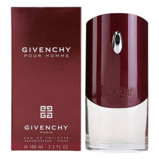 Givenchy Pour Homme EDT, 3.4 oz bottle with elegant box packaging. Available at fragrancedealz.com