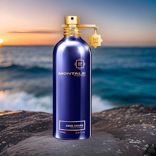 Montale Aoud Ambre EDP, 3.4 oz. Warm oud and amber scent blend. Available at fragrancedealz.com