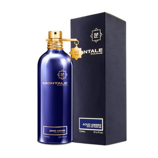 Montale Aoud Ambre EDP, 3.4 oz bottle with stylish box packaging. Available at fragrancedealz.com