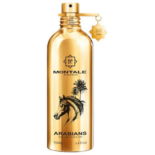 Montale Arabians Eau De Parfum, 3.4 oz elegant bottle with intricate design. Available at fragrancedealz.com