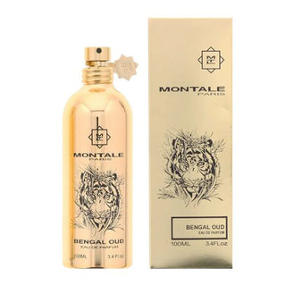 Montale Bengal Oud EDP, 3.3 oz bottle with stylish box packaging. Available at fragrancedealz.com