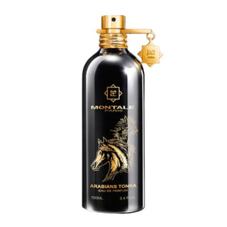 Montale Paris Arabians Tonka Eau De Parfum, 3.4 oz luxurious gold bottle. Available at fragrancedealz.com