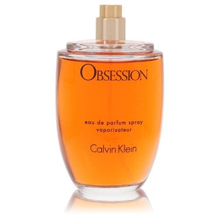 Obsession Perfume's glass bottle, sans its cap, revealing its timeless design, available on Fragrancedealz.com