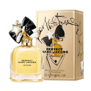 Discover the bold elegance of Marc Jacobs Perfect Intense EDP Spray, 3.4 oz, complete with box, available now at fragrancedealz.com