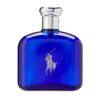 Polo Ralph Lauren Blue Eau De Toilette, 4.2 oz classic bottle with a sporty design. Available at fragrancedealz.com