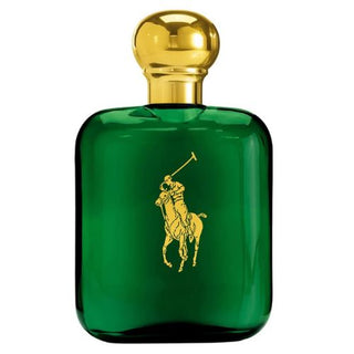 Polo Ralph Lauren Green Eau De Toilette, 4.2 oz classic bottle with a sporty design. Available at fragrancedealz.com