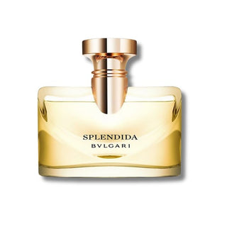 Bottle of Bvlgari Splendida Iris D'or Perfume, a luxurious expression of elegance and sophistication. Experience its captivating essence at fragrancedealz.com