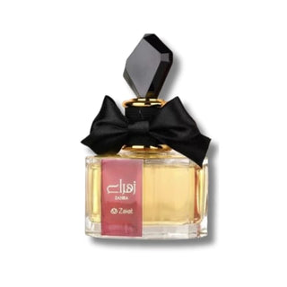 Bottle of Zahra Perfume By Zakat, an embodiment of elegance and allure. Experience its captivating essence at fragrancedealz.com